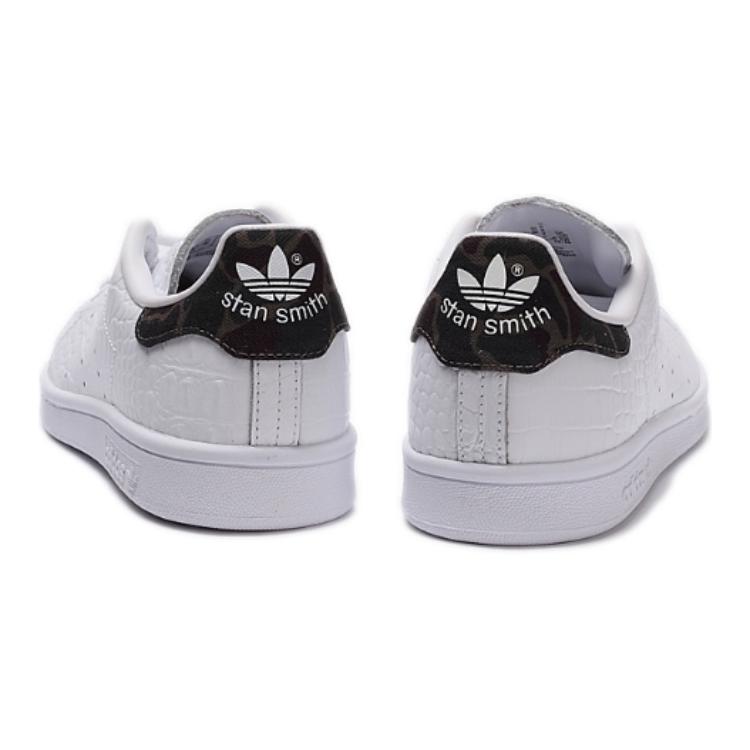 Adidas Originals Stan Smith Durable Balance Low-Top Kids Skate Shoes Plaid Black Tail Kids Skate Shoes F34330