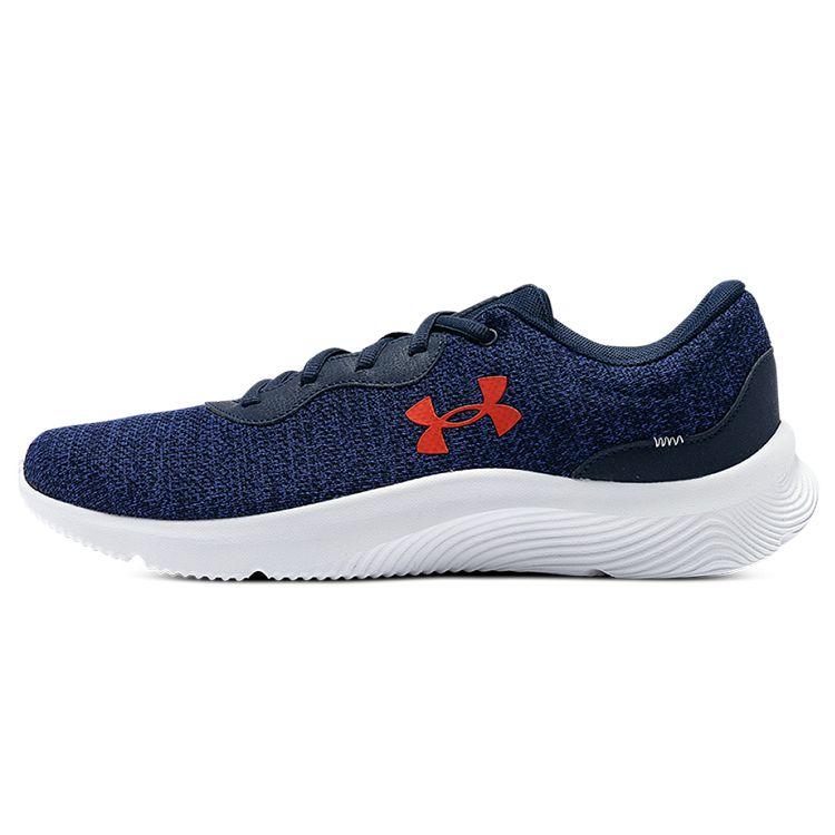 Under Armour Comfortable Low-Top Running Shoes Men Sneakers Blue 3024134-400