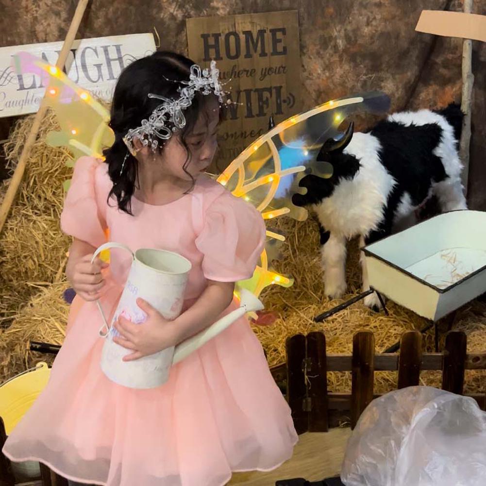 Aripi Electrice de Fluture pentru Fete cu Muzică Lumini Rochie Strălucitoare cu Mișcare pentru Ziua de Naștere Nuntă Crăciun