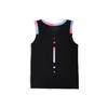 Li Ning Sports Basketbal Serie Logo Print Verloop Mesh Ademend Trainingsvest Heren Vesten Zwart AAYR391-2
