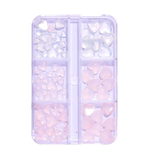 Stilvolle Nageldekoration Lebendige Farbwechselnde Schleife