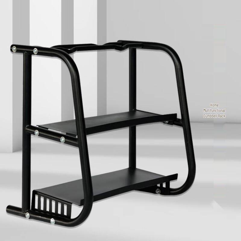 3-Tier Home Dumbbell and Kettlebell Storage Rack
