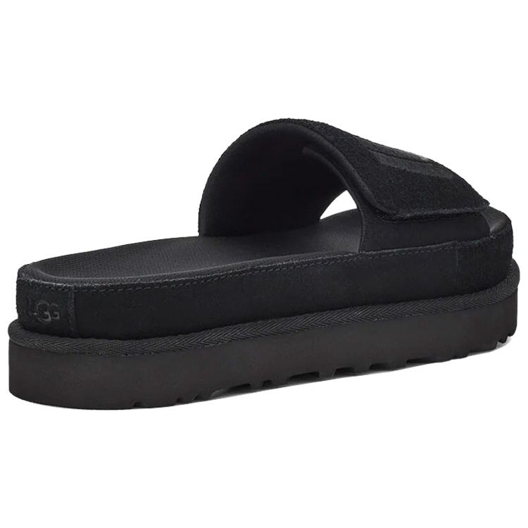 UGG Laton Slide Thick Sole Fashion Sandals Women Sandals Black 1110110-BLK