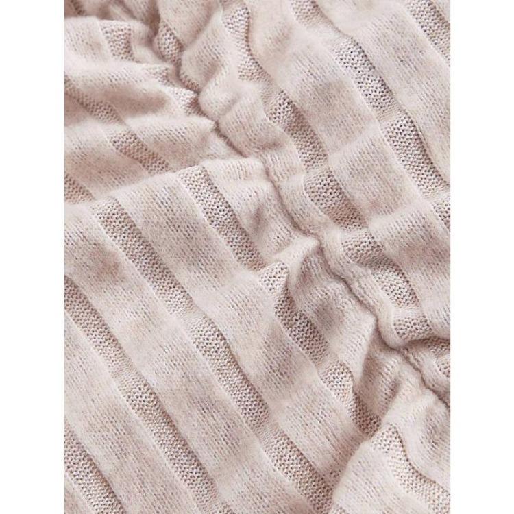 Elegant High Neck Slim Sweater for Women Long Sleeve Solid Color Autumn Winter Clothing