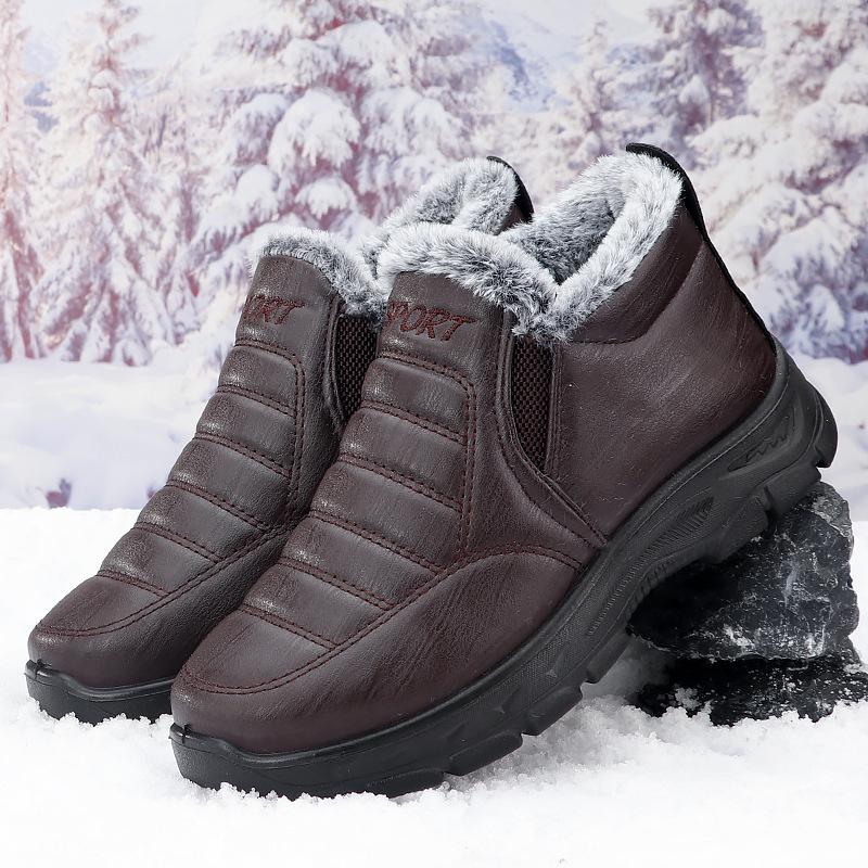 Cotton shoes in winter men's shoes cloth shoes men's piled thickened warm shoes men's