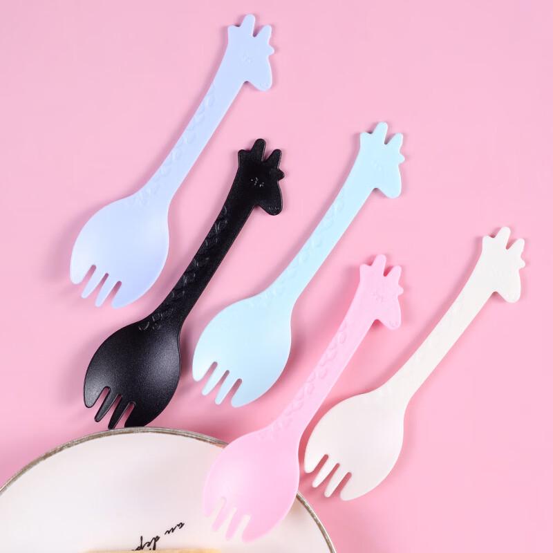 Disposable Giraffe Spoons (100-Pack)