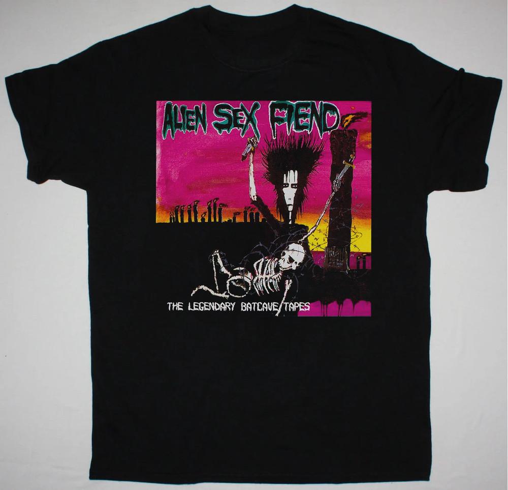Alien Sex Fiend The Legendary Batcave Tapes Adult Cotton Unisex T-Shirt WA095 Unisex T-Shirt XXXL
