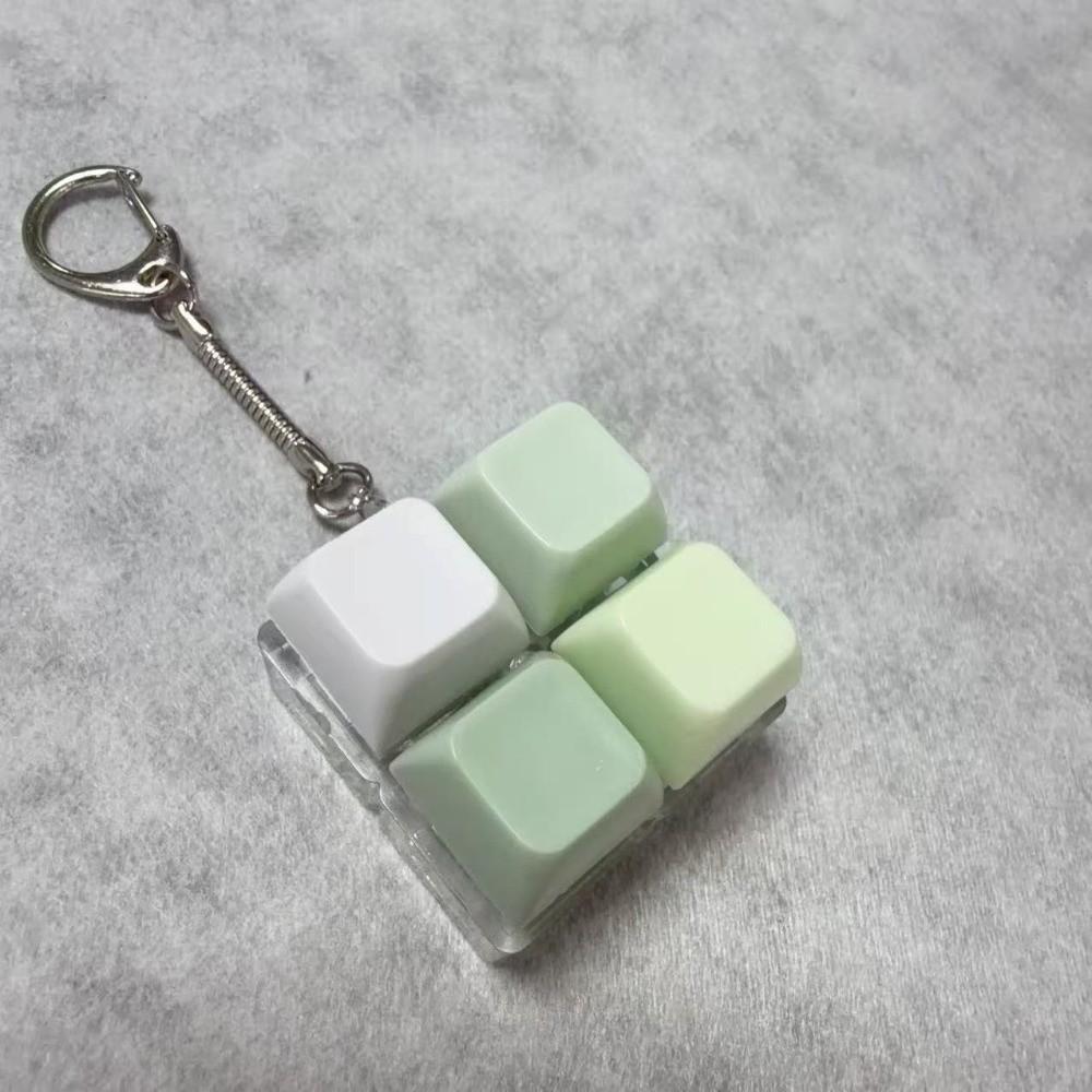 Relaxing 2/3/6/9 Keys Finger Keyboard Key Button Keycap Decompression Toy Gadget Stress Relief Pinch Toy Adult