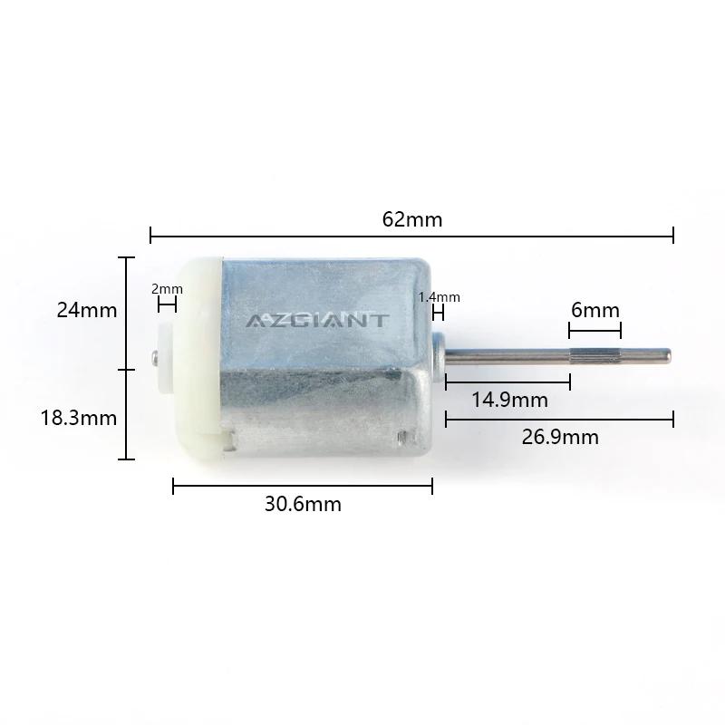 10 pcs AZGIANT FC280 Car latch Door Lock Motor 12V DC folding mirror motor, ESL steer ELV lock motor, gas tank motor fuel engine
