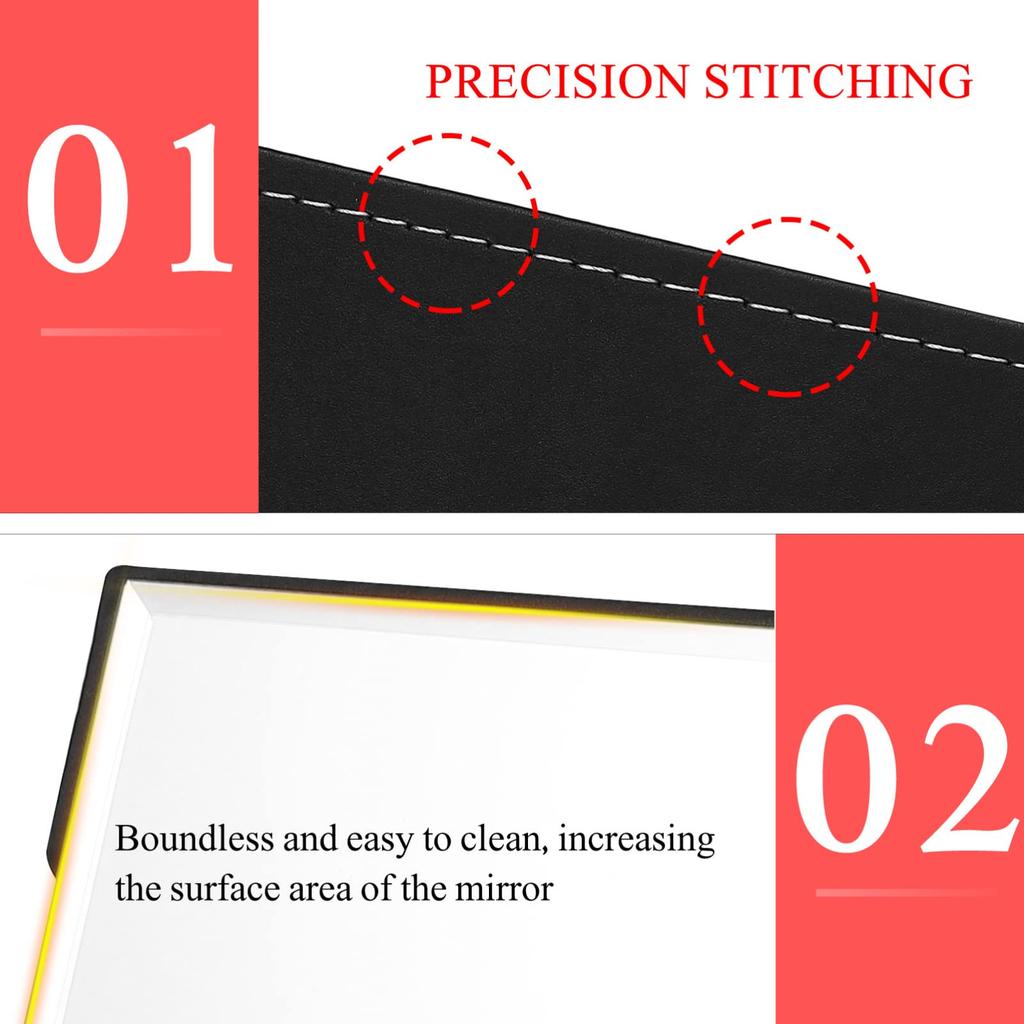 TOYMYTOY Tabletop Actress Folding Easy To Adjustable Favorite by Makeup Stylish Tabletop 25x18cm Mirror, Mirror, Mirror, Compact, Store, Angle,