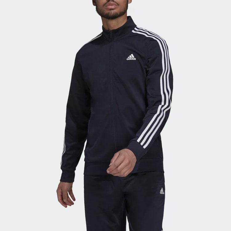 New Adidas Jackets Men Ink Blue H46100