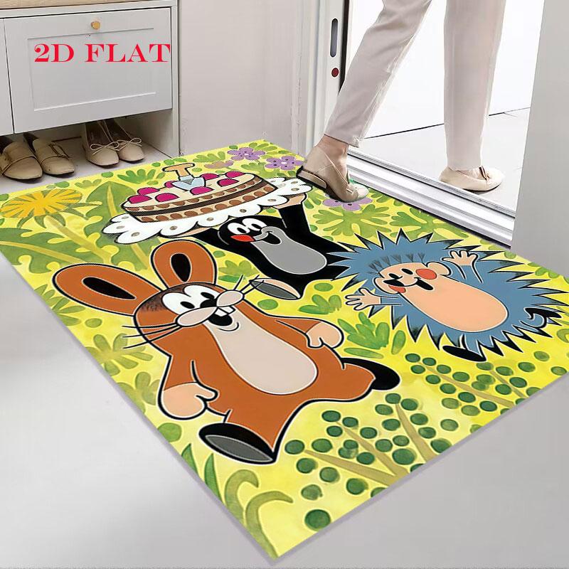 Maisy Mouse Carpet Rug for Living Room Bedroom Home Sofa Decoration,Kids Play Nonslip Floor Mat