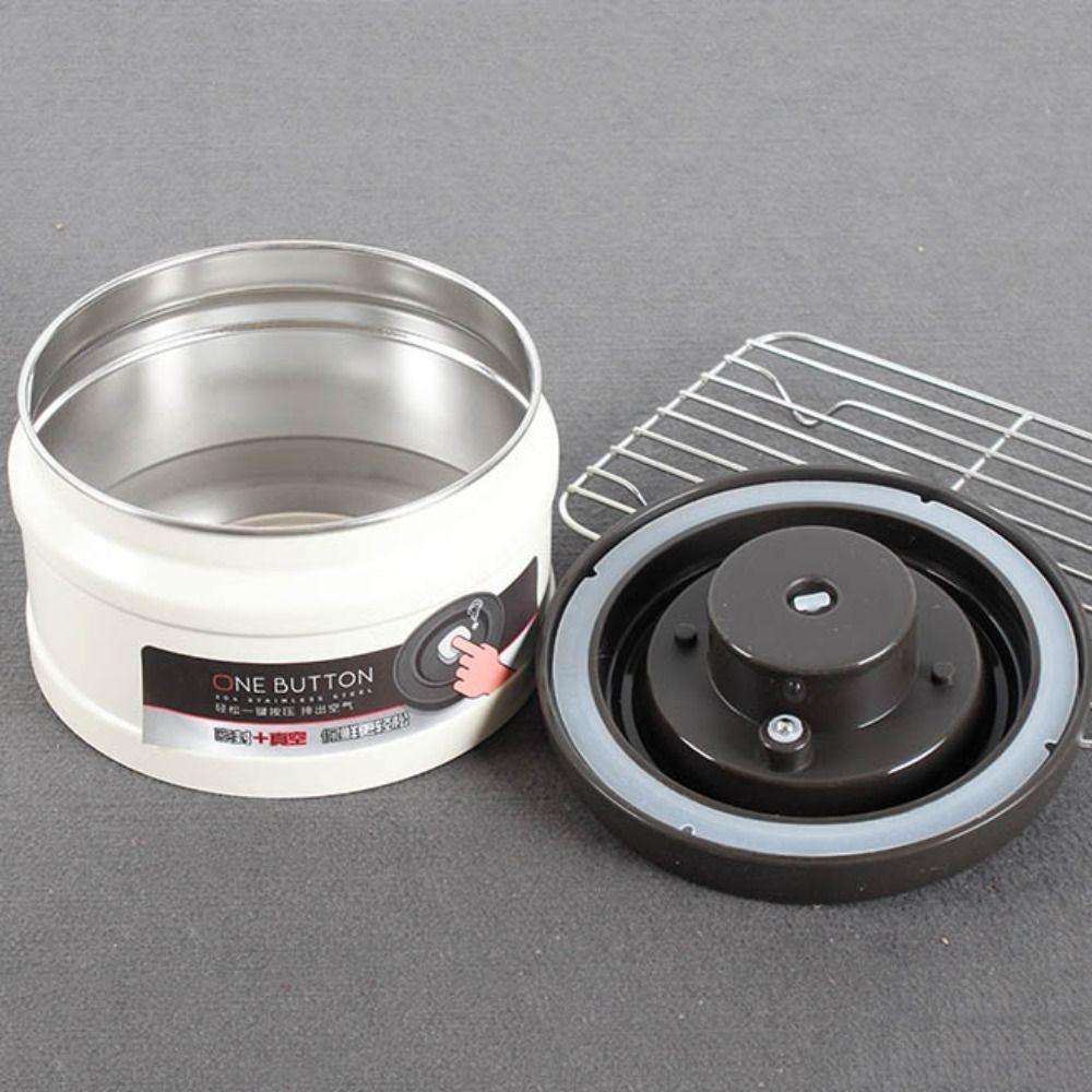 

Влагостойкий вакуумный резервуар для кофейных зерен из нержавеющей стали 304, контейнер для хранения зерна, зерновые 750ml