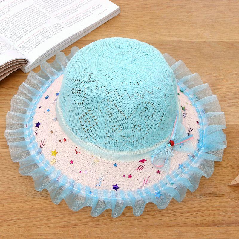 Summer Hat Outdoor Travel Sun Hat Lace Children's Sun Hat
