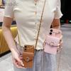 Metal Leather Strap Case for OPPO Reno 12F 11F 10 8 7 Realme 13 12 Pro Plus C63 C67 C61 Wallet Card Slot Crossbody Lanyard Cover