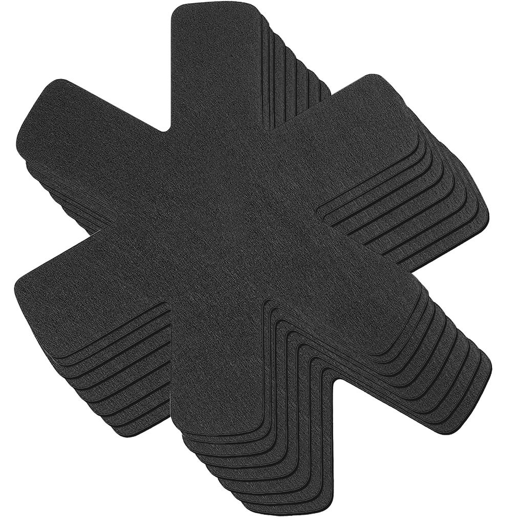 8Pcs Pot Dividing Protector Non Scratch Hot Pot Mat Multifunction Pan Protector Pad Non-Woven Fabric for Storing Stacking Pan