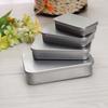 1Pcs Push Tin Plate Mini Metal Storage Box Travel Small Finishing Box Dust-proof Rectangular Candy Packaging Iron Box Pill Cases