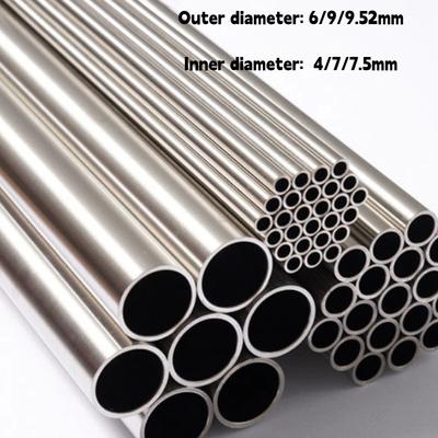 1pc High Pressure 304 Stainless Steel Round Capillary Seamless Straight Tube 4x6mm 7x9mm 7.5x9.52mm 50cm Length