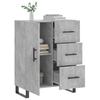 Sideboard Concrete Grey 69.5 x 34 x 90 cm Particleboard