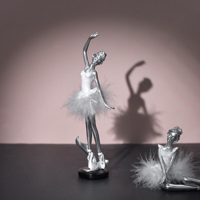 Ballet Characters Resin Crafts Ornament Tabletop Home Dancer Gifts Dance Theme Home Decorations