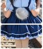 Summer Zootopia Judy Bunny Police Princess Lolita Dress for Little Girls