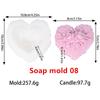 3D Love Rose Silicone Soapr Molds DIY Wedding Valentine's Day Heart Rose I Love U Silicone Soap Candle Mold Craft Art Candle
