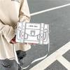 New Box Style Small Square Crossbody Bag Women Casual Purses Mini Fashion Clutch Bag 2D Cartoon Shoulder Bags Unique Trend Packs