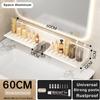 Around Faucet Holder Shower Shampoo Soap Cosmetic Holder Bathroom Storage Rack Organizer Over the Basin Shelf Mirror Front Rack