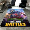 Real-time Combat Theme Rug Floor Mat for Living Room or Bedroom Soft and Comfortable Carpet a Gift for Birthday and Holiday.
