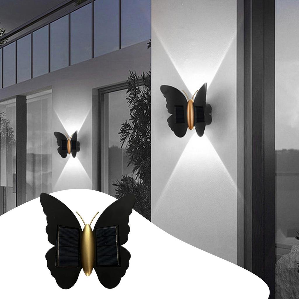 Schmetterlingslicht, Außenhoflampe, Dekorativ, Bewegungsmelder-Außenwandleuchte Beleuchtung für Garage
