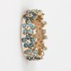 Floral Round Ring Set, Elegant Stylish Stackable Rings for Women, Holiday Birthday Gift for Special Occasion