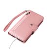 For iPhone 11 Case PU Leather Stand Phone Cover with Rivet Decor