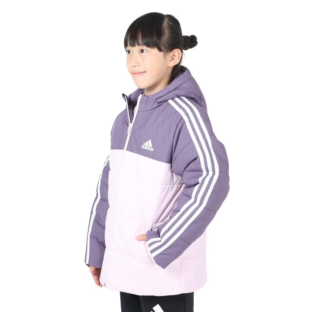 adidas YG ESS CB Padded Sports Style HAX56 Shadow J150 Jacket, Coat, (IL6094), Violet,