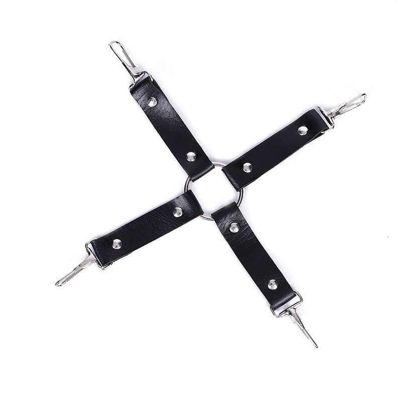 Produse pentru adulți Sex Cataramă încrucișată Erotic Piele Cataramă de conectare la spate Jucărie alternativă Accesorii Cruce Bondage Jucărie sexuală