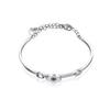 Titanstahl Böser Blick Charme Armband Damen Hypoallergen Gold- oder Tonfarbe Leicht 9g Modeschmuck