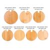 Reusable Bamboo Wood Mason Jar Cap Kitchen Organization Mug Cover Wooden Lids Lid With Spoon Hole Seasoning Bottle Caps