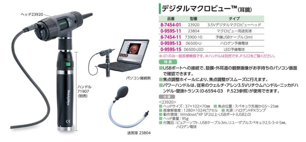 Welch Allyn Spare Bulb for Otoscope and Digital Otoscope 1 piece [Halogen] MacroView™ (23820) MacroView™ (23920), 06500-U,