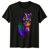 Pop Art Horse Head Animals Horses Mens TShirt Womens Graphic Tee Unisex Unisex T-Shirt
