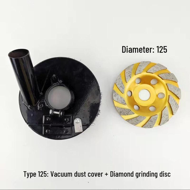

125mm Angle Grinder Dust Shroud Kit with Diamond Disc
