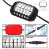 8Pcs RGB LED Rock Light Underbody Neon Kit APP+Remote Control For Jeep Truck SUV