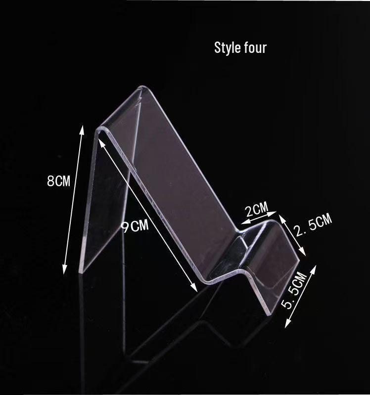 Acrylic Transparent Mobile Power Bank & Phone Display Stand with Multiple Styles