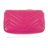 Gucci 699757 Shoulder Bag Fusha Pink Leather Women