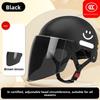 Electric Battery Car Helmet Women's Summer Sun Protection Breathable Hard Hat Motorcycle Riding Helmet Four Seasons Half Helmet