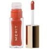 Merit Shade Slick Hydrating Tinted Lip Oil .23 7 Marrakech Soft Peach
