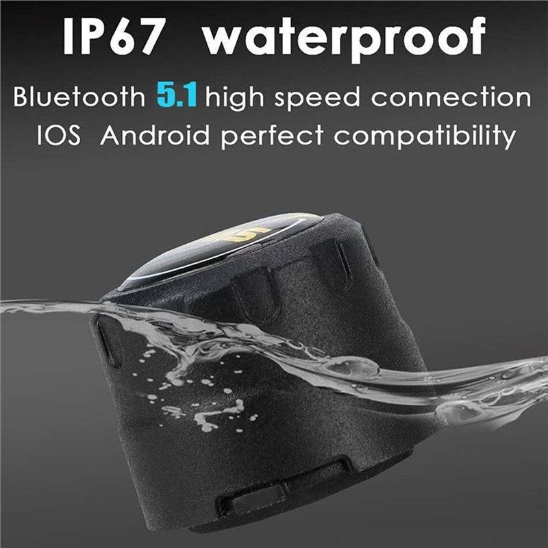 For Android/For IOS Compatible 4 External Motorcycle TPMS Bluetooth 5.1 Tire Pressure Monitoring Sensors