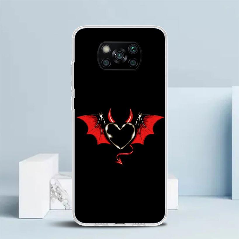 Gothic Vampire Scarlet Art Phone Case For Xiaomi Poco F7 Ultra X5 X6 X7 Pro M7 Redmi 15C 15 13C 13 12C 12 10C 10 10A 9 9C 9A 9T
