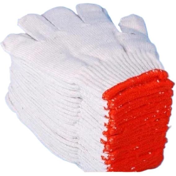 12 Paar Arbeitsschutzhandschuhe Rutschfest Verschleißfest Baumwolle Nylon Outdoor Bauarbeits-Handschuhe(Farbe:Schwarz), 19-21 cm