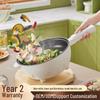 Multi-Function Electric Hot Pot and Frying Pan for Steaming, Boiling, and Stir-Frying