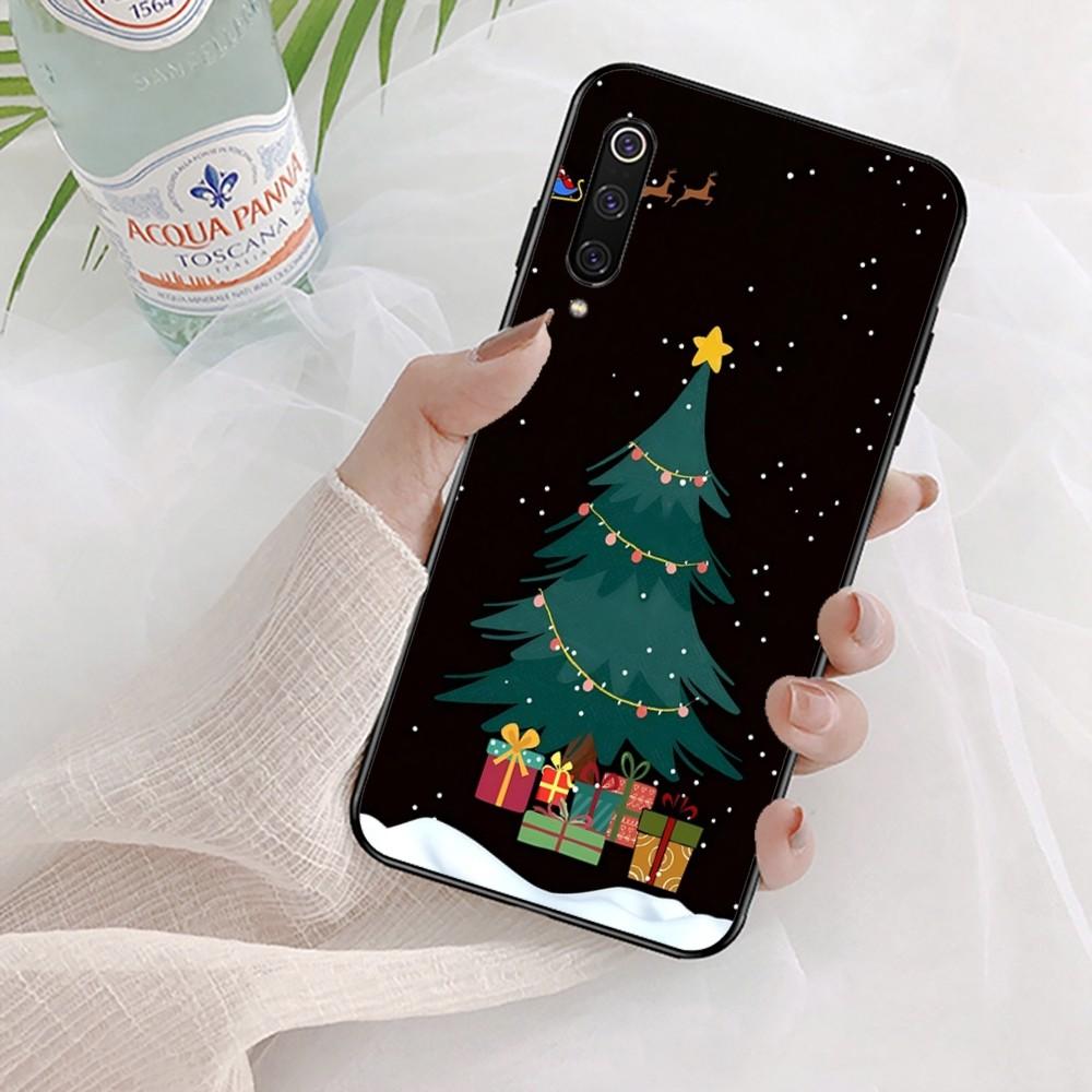 Merry Christmas Tree Phone Case For Xiaomi Mi 5X 8 9 10 11 12 lite pro 10T PocoX3pro PocoM3 Note 10 pro lite