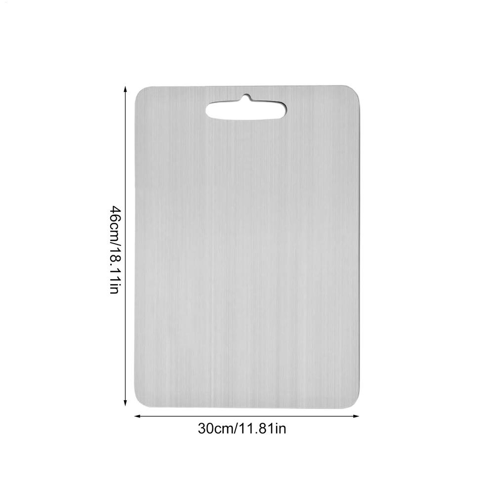 Titanium Cutting Board Food Grade 304 Stainless Steel Cutting Board Fruit Meat Vegetable Kitchen Chopping Board Home Tools
